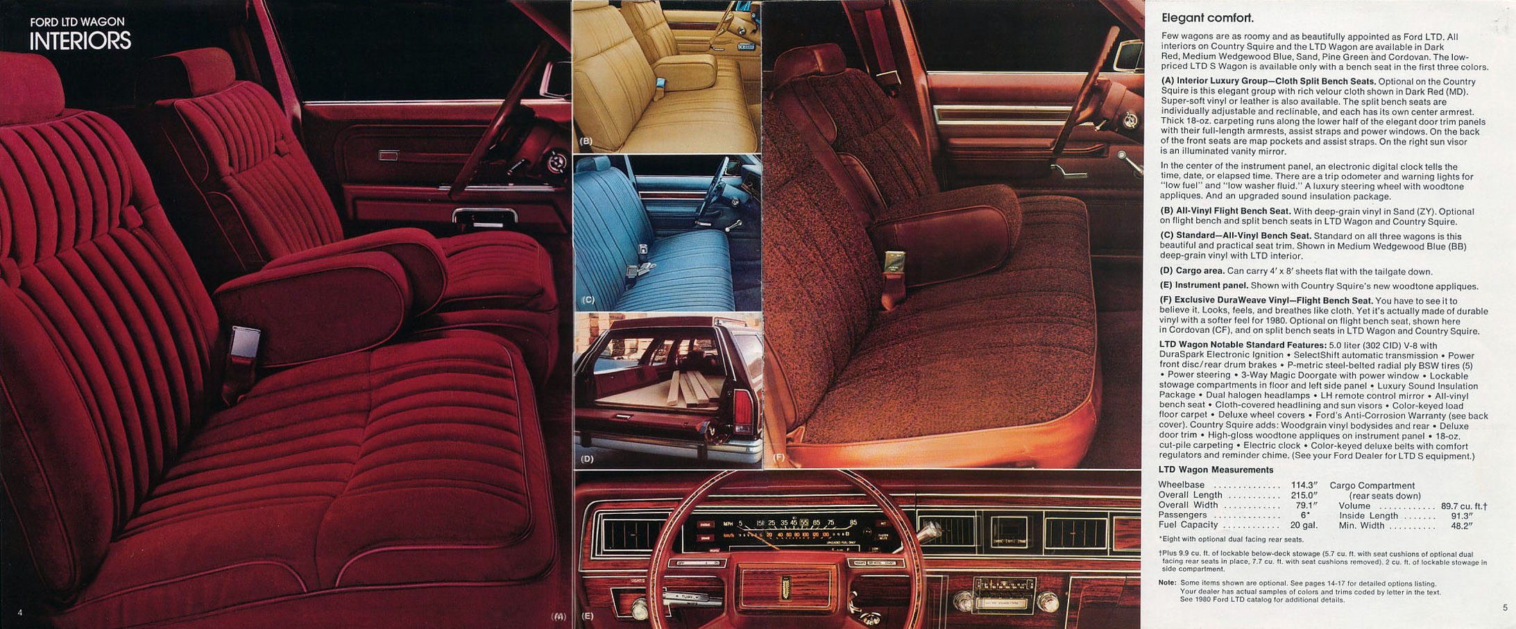1980 Ford Wagons Brochure Page 7